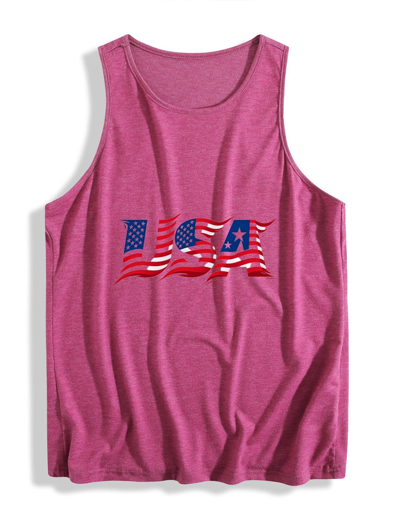 Women's USA 250th. Sleeveless T-shirt, Casual Cotton Daily Wear Tank Top