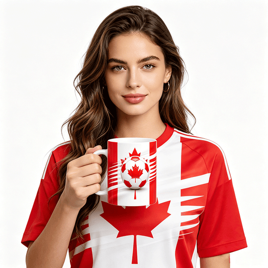 11Oz Discoloration Mug World Cup National-Canada Graphic Graphic Coffee Mug, 11oz Ceramic Daily Drink Cup