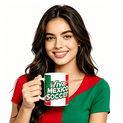 11Oz White Mug World Cup National-Mexico Graphic Coffee Mug, 11oz Ceramic Daily Drink Cup