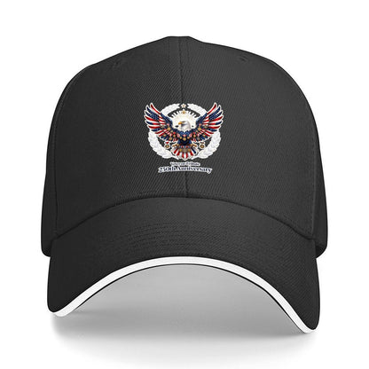 Custom Print Fashion Sandwich Brim Dad Hat Unisex Custom Printed Headwear