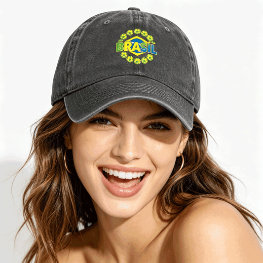 Custom Photo & Text Washed Denim Western Cowboy Hat Unique Personalized Design Hat for Gift & Collection