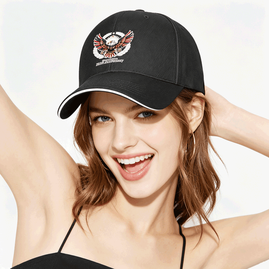 Custom Print Fashion Sandwich Brim Dad Hat Unisex Custom Printed Headwear