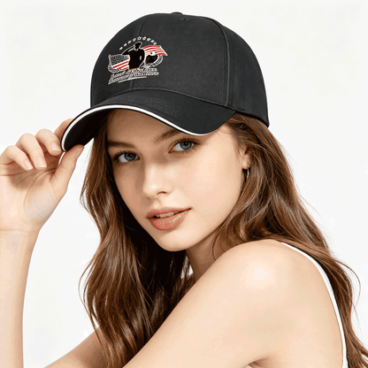 Custom Print Fashion Sandwich Brim Dad Hat Unisex Custom Printed Headwear
