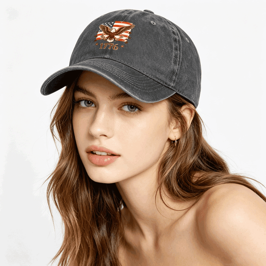 Custom Photo & Text Washed Denim Western Cowboy Hat Unique Personalized Design Hat for Gift & Collection