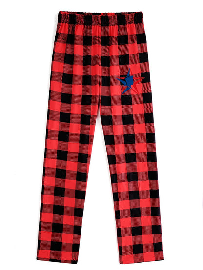 Adult's USA 250th. Star Graphic Home Pants, Ultra Soft Lounge Wear for Home & Relax