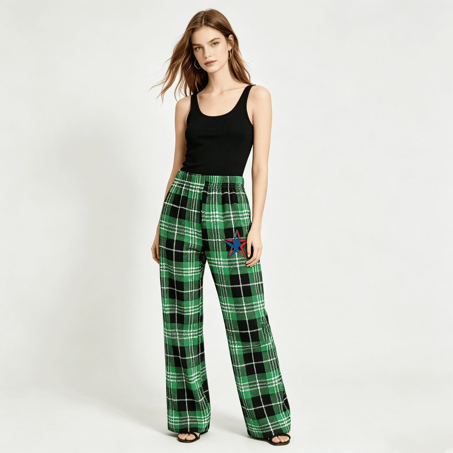 Adult's USA 250th. Star Graphic Home Pants, Ultra Soft Lounge Wear for Home & Relax