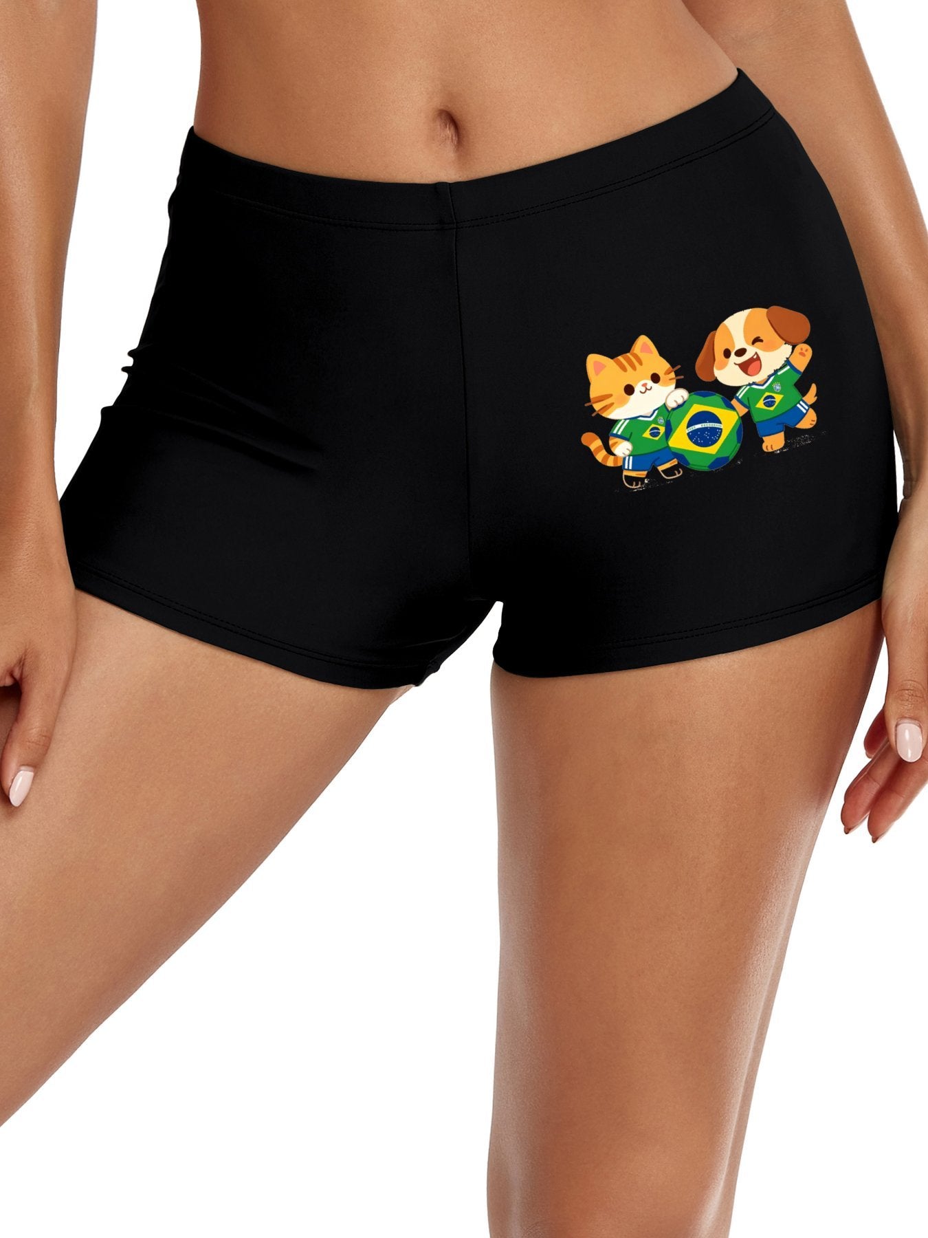 World Cup Brazil Team Graphic Boxer Briefs, Soft Stretchy Underwear for Daily Use