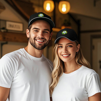 Custom Print Fashion Sandwich Brim Dad Hat Unisex Custom Printed Headwear
