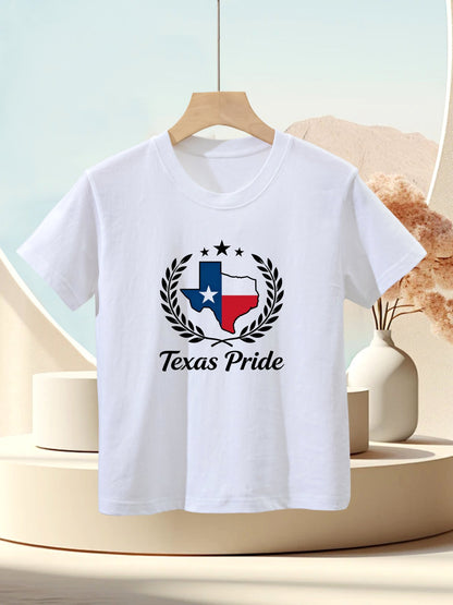 USA 250th. State Pride  Kids Cute Graphic Cotton T-Shirt, Boys Girls Casual Short Sleeve Tee