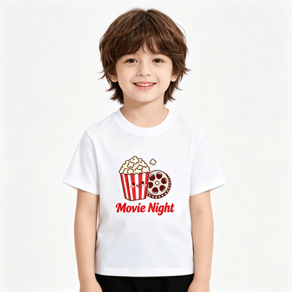 Kids Cute Graphic Cotton T-Shirt, Boys Girls Casual Short Sleeve Tee