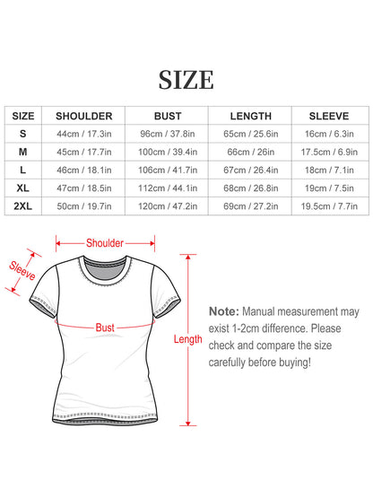 9.99$ Free Shipping Women's Graphic T-Shirt Casual Printed Short Sleeve Tee Free Shipping USA