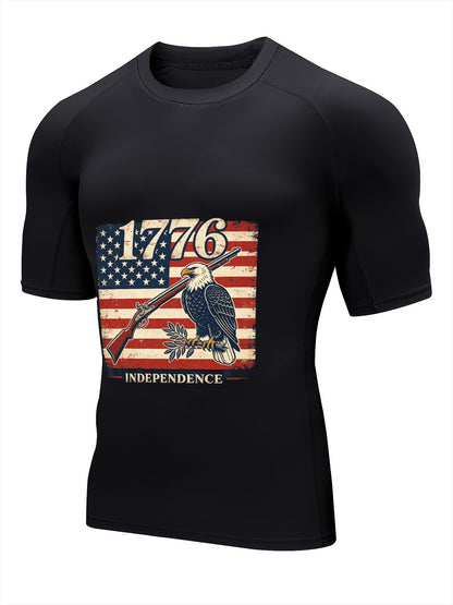 Retro Surf Graphic Suit, USA 250th. "Independence" Graphic Comfortable Water Sport Outfit as Gift for Men