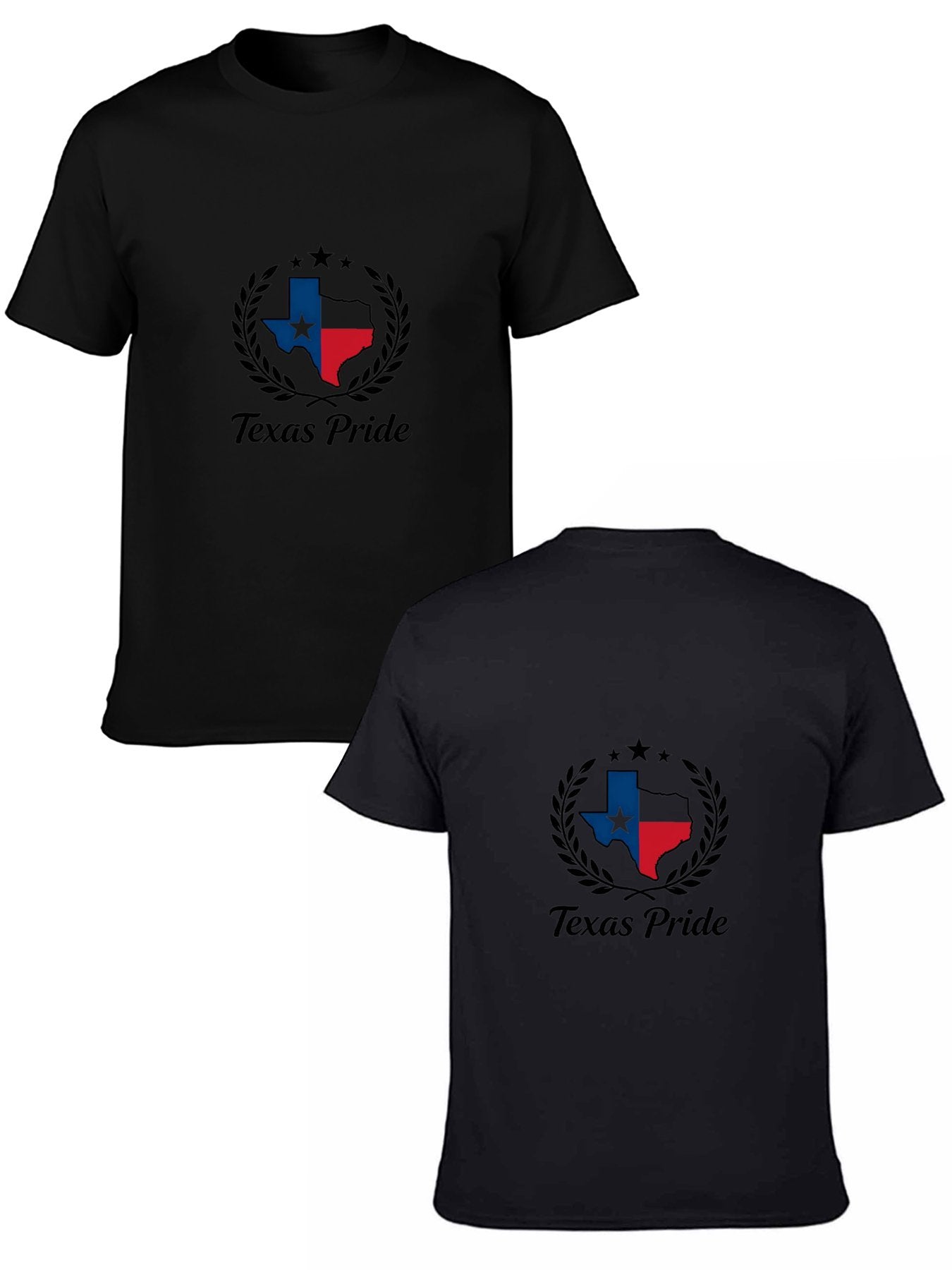 180g Pure Cotton Men's and Women's Texas State Pride Graphic T-Shirt, USA Casual Cotton Tee