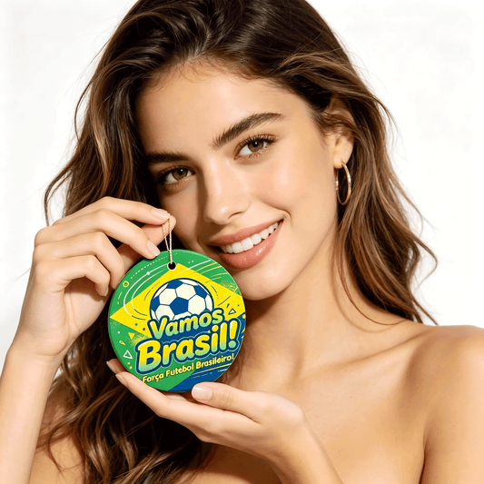 World Cup 2026 Custom Circular Pendant Necklace, One Size Fashion Accessory
