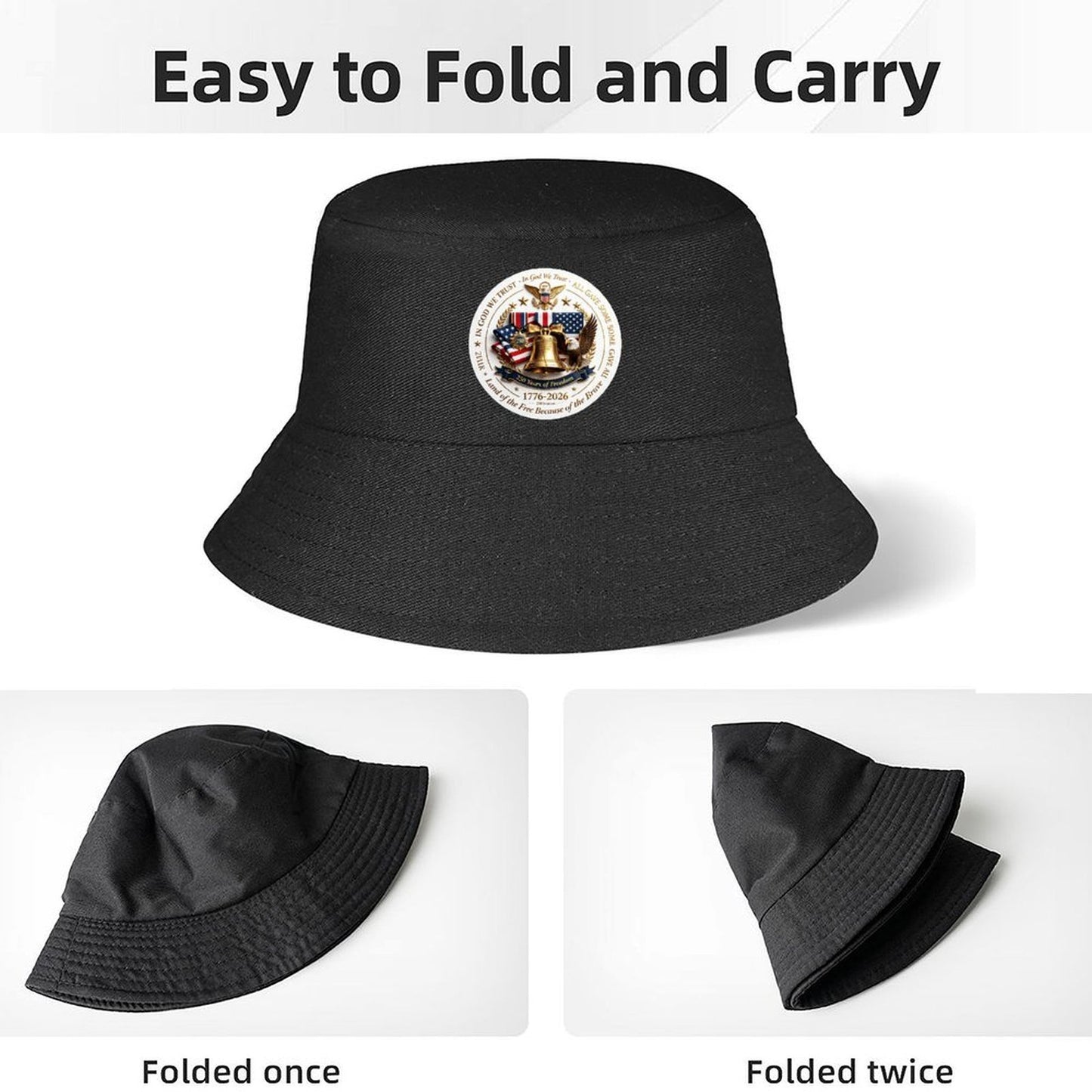 Men Women Custom Bucket Hat, Retro Printed Fisherman Cap, Breathable Sun Hat for Travel & Campin