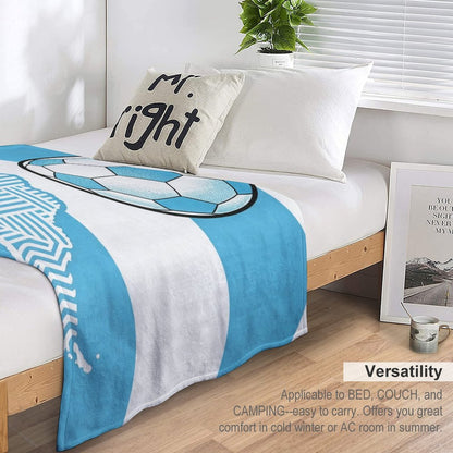 30" x 40" Polyester Blanket World Cup  Argentina Graphic Blanket for Sofa & Relaxation