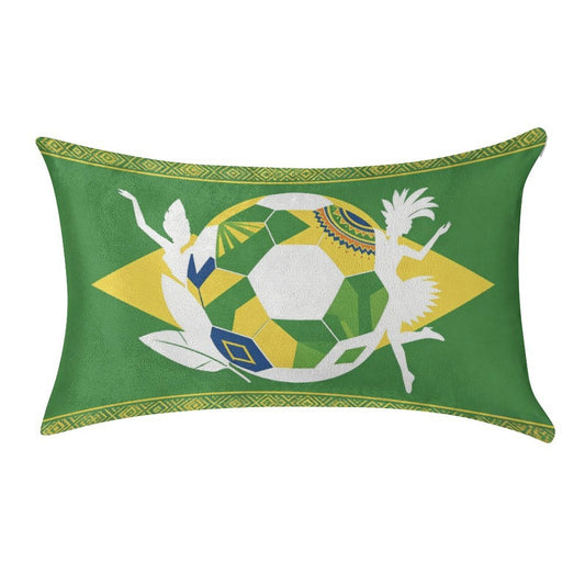 12"x20" Golden Velvet Pillowcase , World Cup Graphic Pillowcase with Unique design, Perfect for Bedroom, Dorm and a Nice Gift