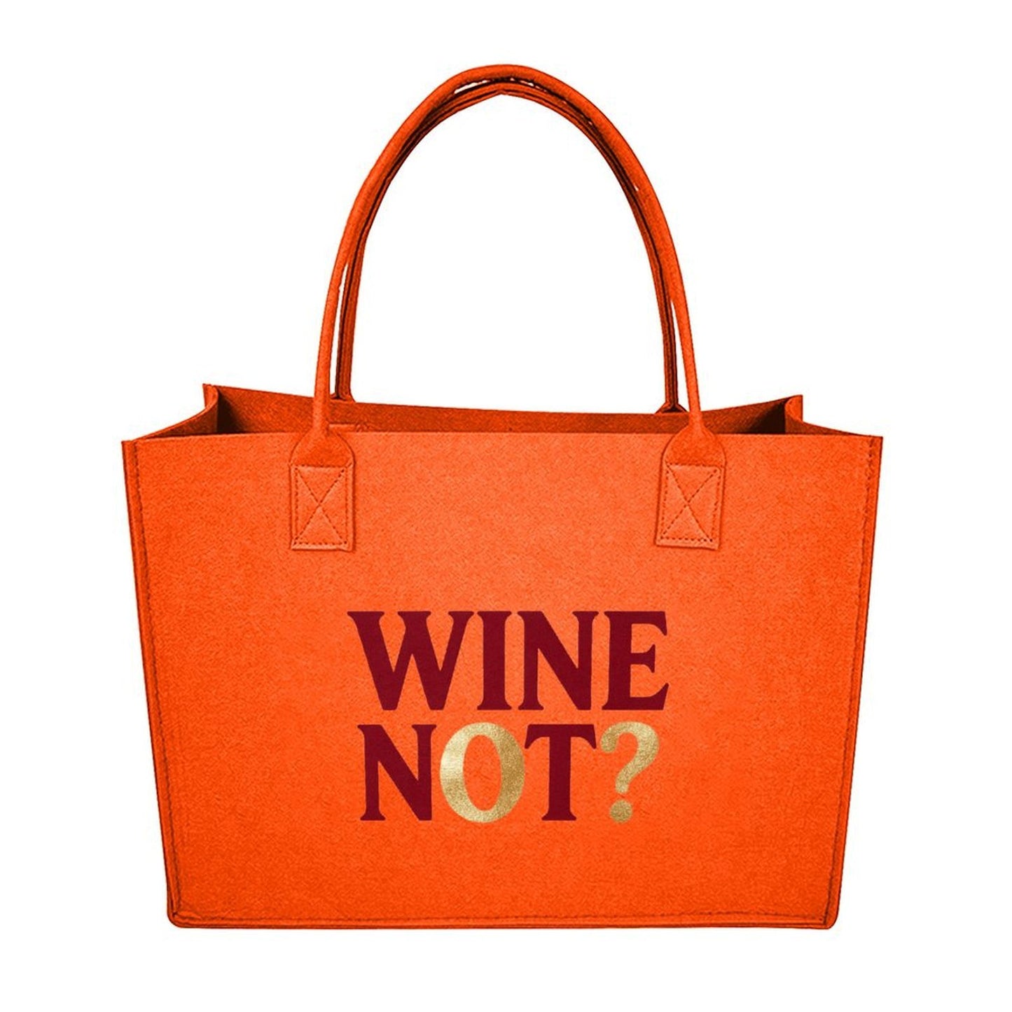 15.7"x11.8"x5.9" Eco-Friendly Felt Reusable Bag, Custom Logo & Pattern Printed Tote Bag, Multi-purpose Grocery & Travel Bag