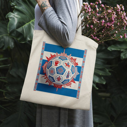 34x40cm World Cup Uruguay Canvas Tote Bag, Practical Daily Use Carry Bag,Fashion Eco-Friendly Tote for Outdoor