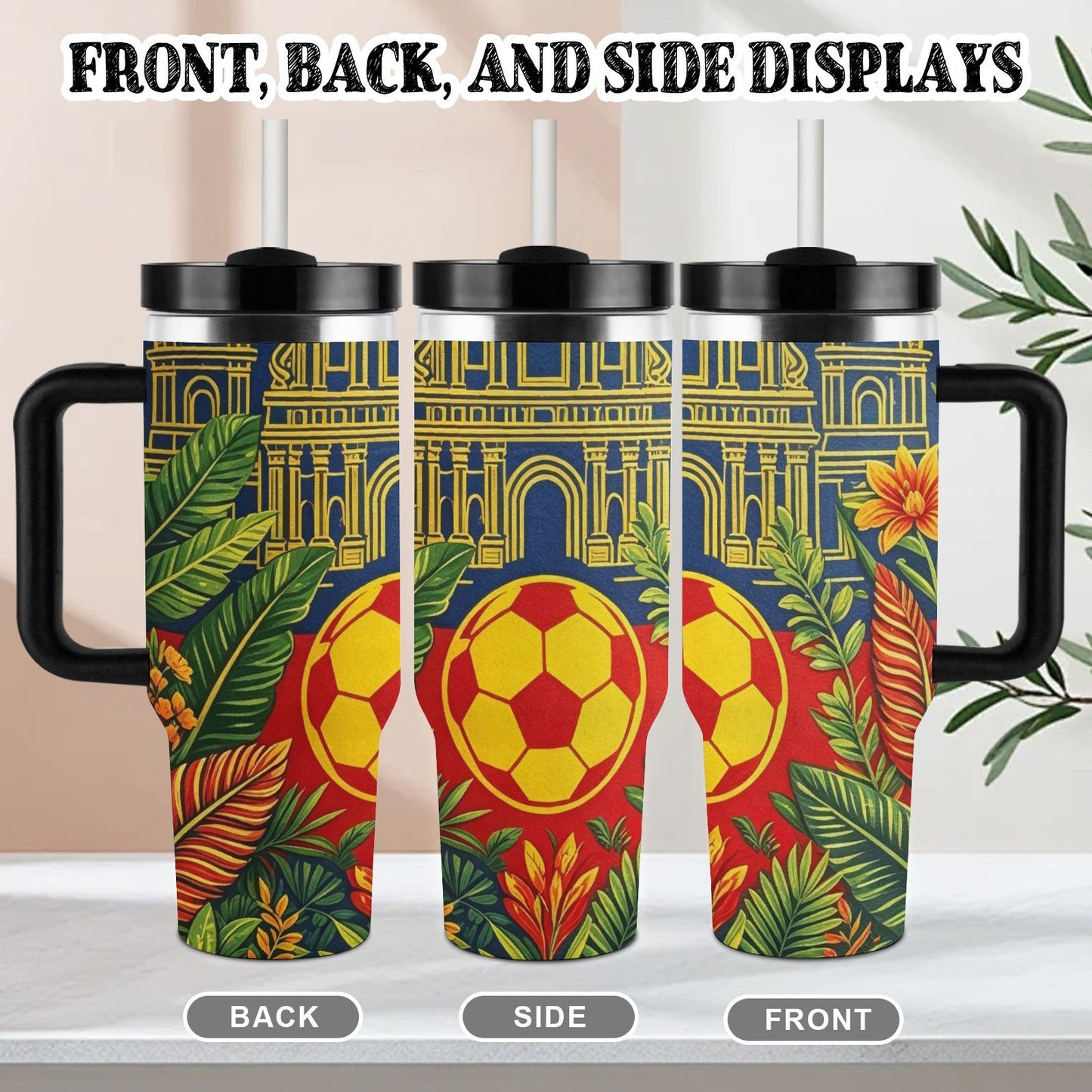 40Oz Large Capacity Stainless Steel Car Travel Mug