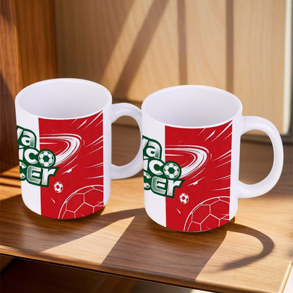 11Oz White Mug World Cup National-Mexico Graphic Coffee Mug, 11oz Ceramic Daily Drink Cup