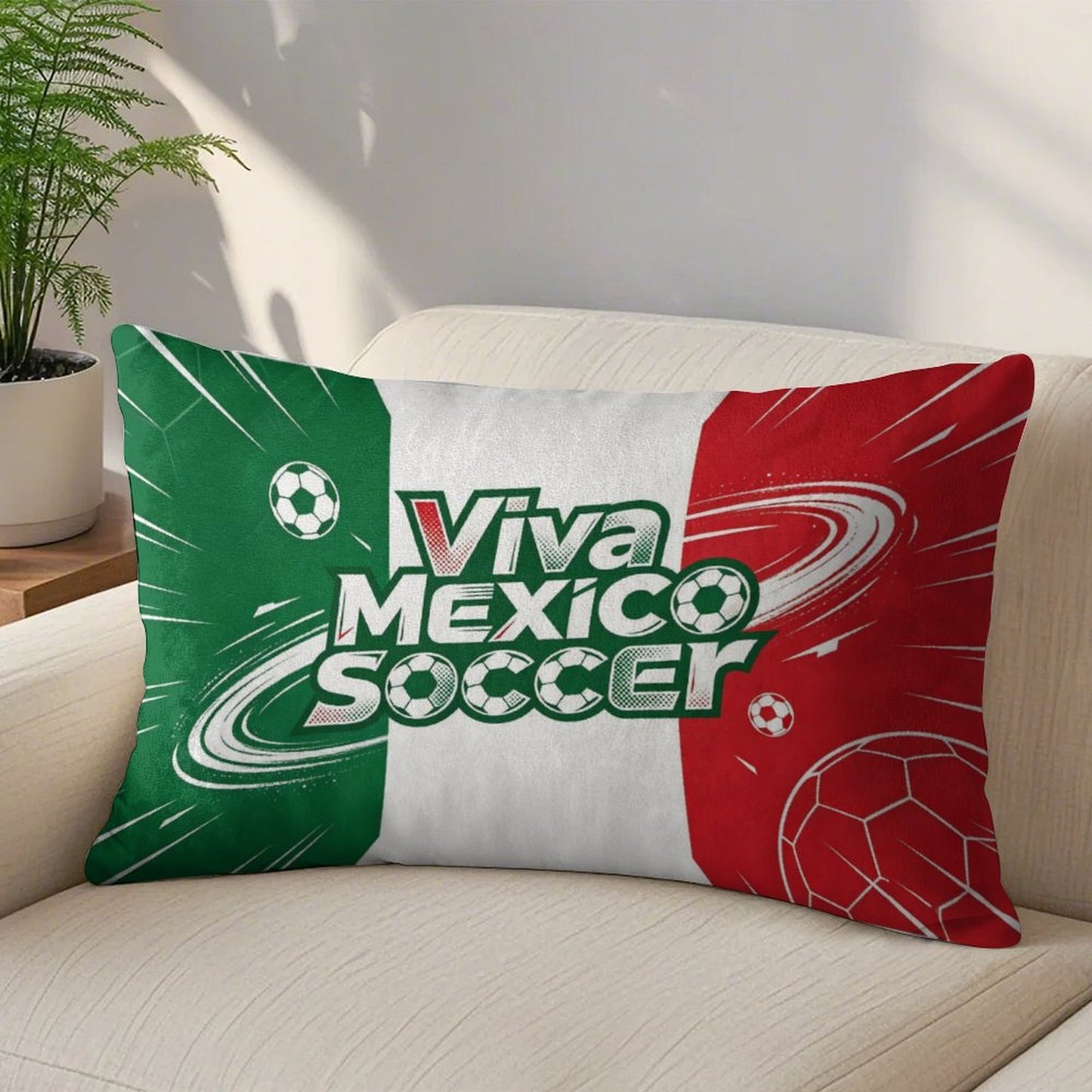 12"x20" Golden Velvet Pillowcase , World Cup Graphic Pillowcase with Unique design, Perfect for Bedroom, Dorm and a Nice Gift