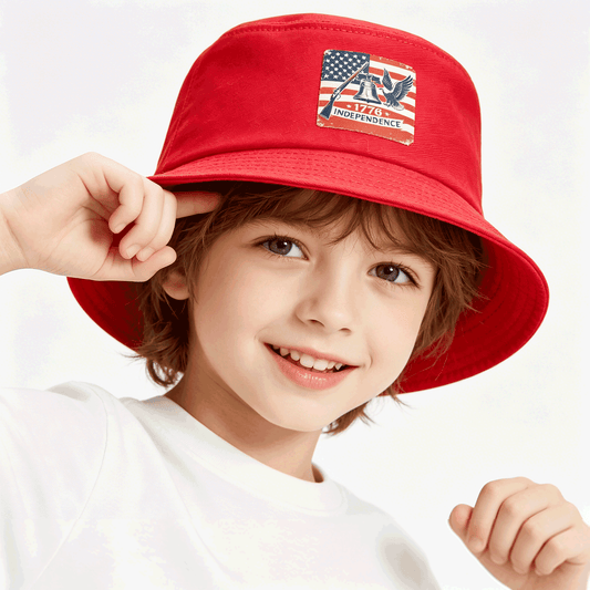 Children Fisherman Hat Unisex Casual Soft Hat for Little Kids Outdoor Activity Custom Graphic