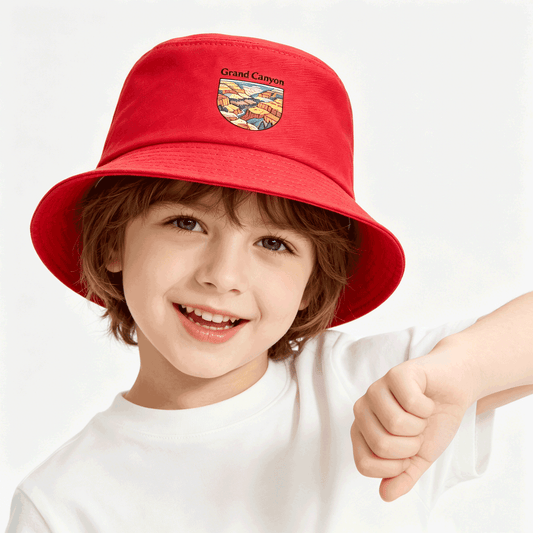 Children Fisherman Hat Unisex Casual Soft Hat for Little Kids Outdoor Activity Custom Graphic