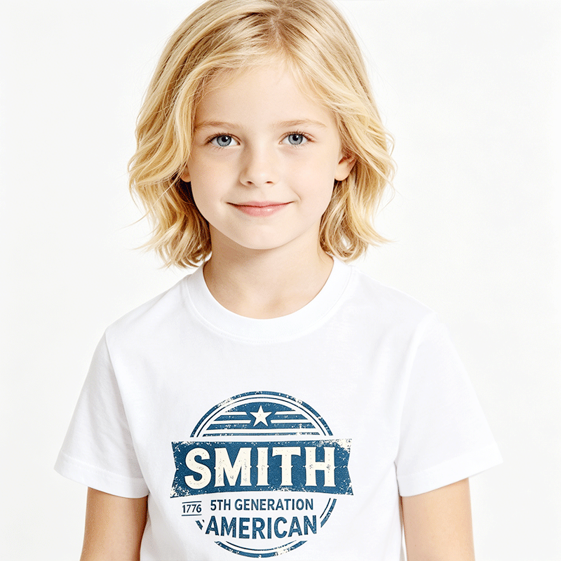 Kids Cute Graphic Cotton T-Shirt, Boys Girls Casual Short Sleeve Tee