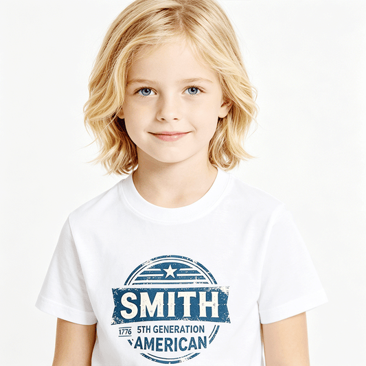 Kids Cute Graphic Cotton T-Shirt, Boys Girls Casual Short Sleeve Tee