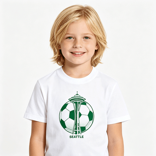 WorldCup City Youth Fun Print T-Shirt, Soft Cotton Daily Wear Top for Teenagers