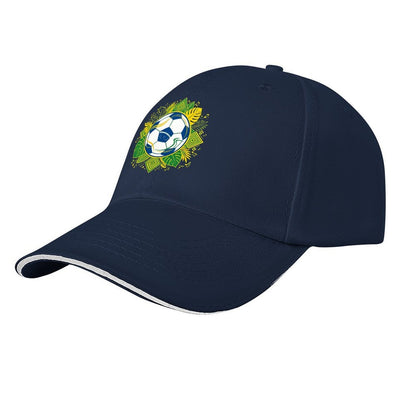 Custom Print Fashion Sandwich Brim Dad Hat Unisex Custom Printed Headwear