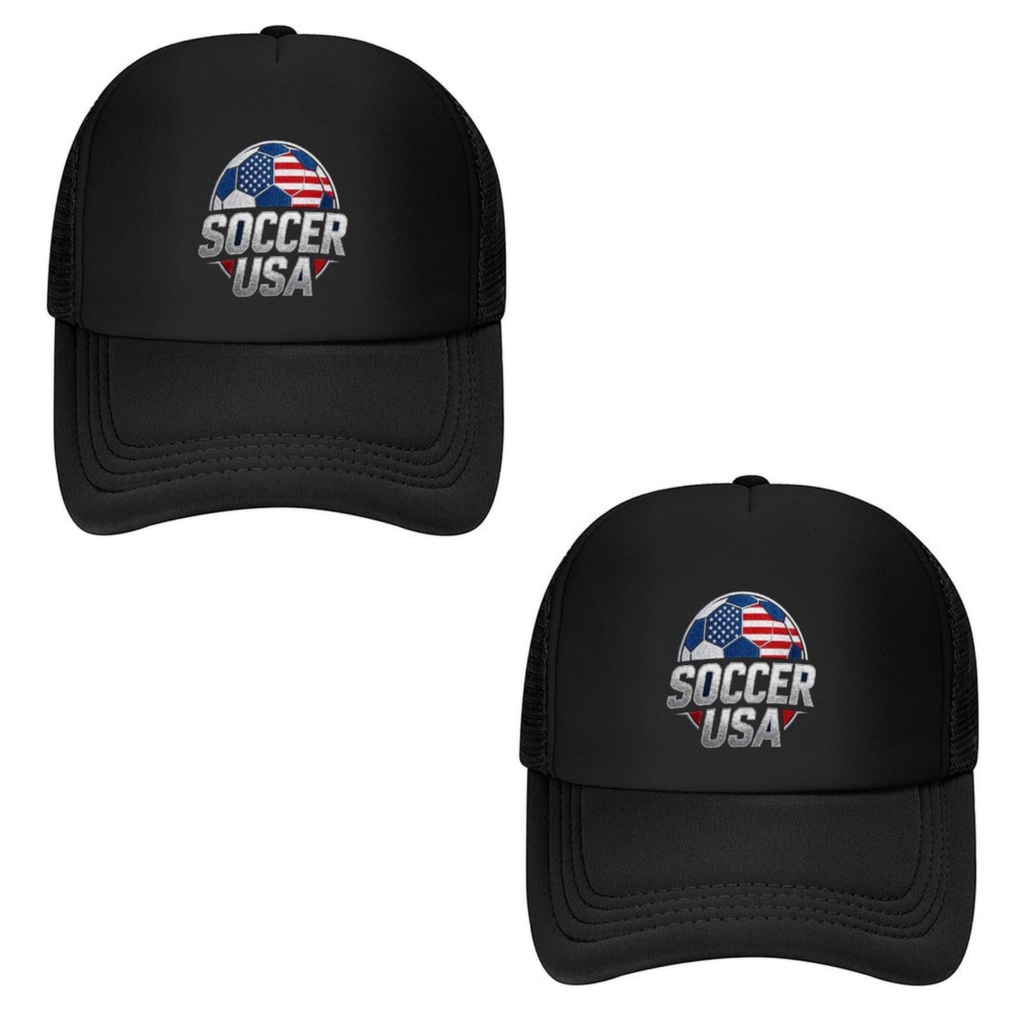 Personalized Graphic Mesh Trucker Hat Custom Logo Mesh Baseball Cap Adjustable for Men Women