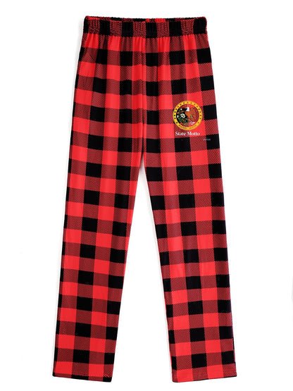 Adult's USA 250th. State Pride Graphic Home Pants, Ultra Soft Lounge Wear for Home & Relax