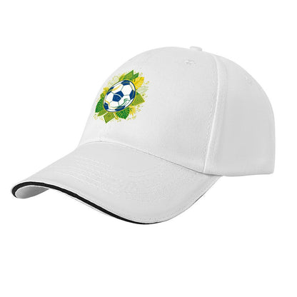 Custom Print Fashion Sandwich Brim Dad Hat Unisex Custom Printed Headwear