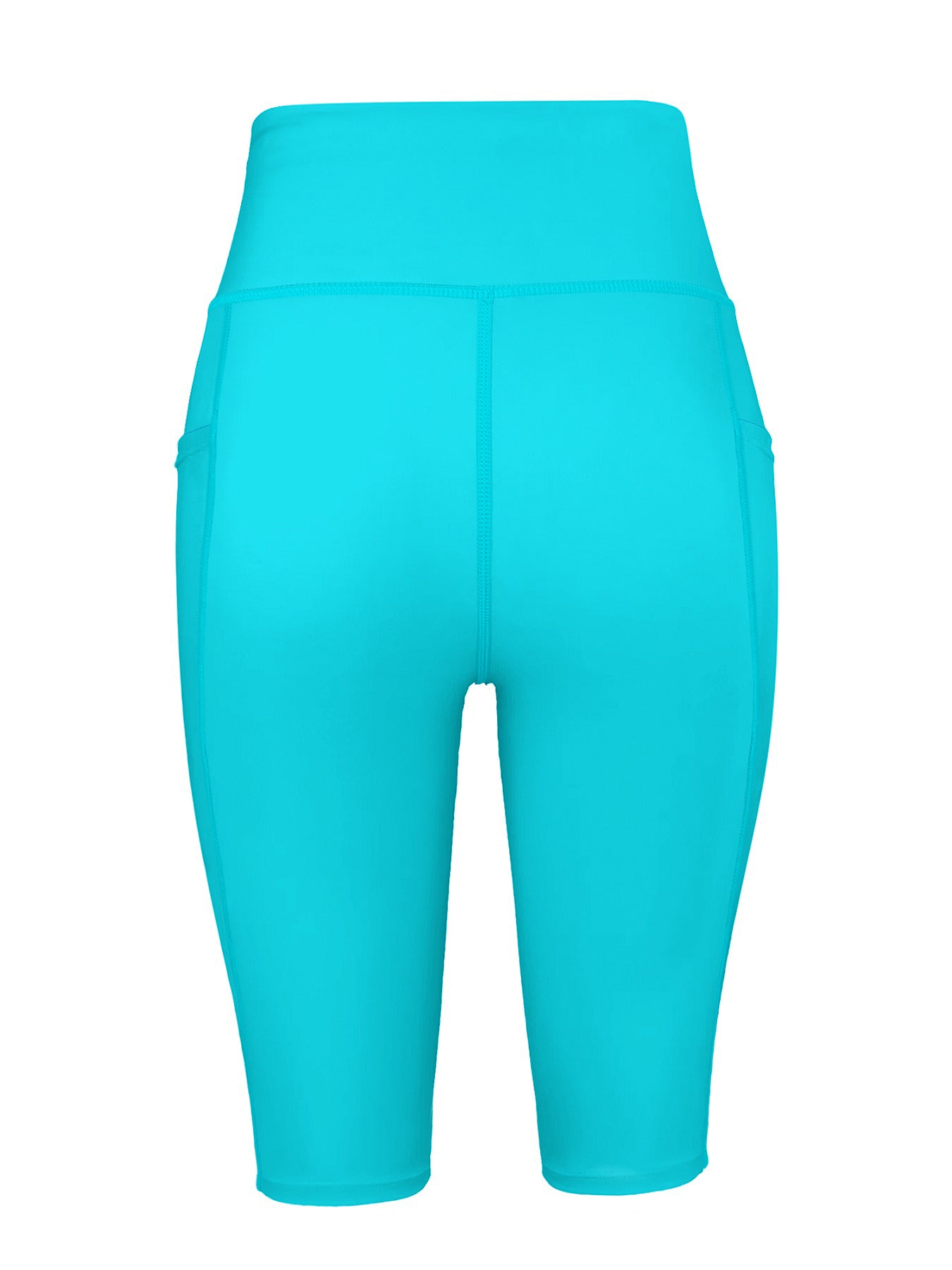 Women's Mid Thigh Swim Shorts, Stretchy Comfy Swimwear for Pool Party