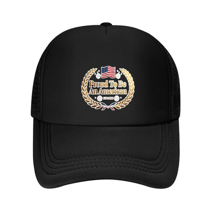 Personalized Graphic Mesh Trucker Hat Custom Logo Mesh Baseball Cap Adjustable for Men Women