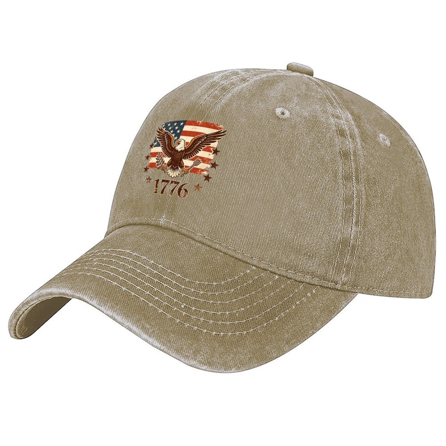 Custom Photo & Text Washed Denim Western Cowboy Hat Unique Personalized Design Hat for Gift & Collection