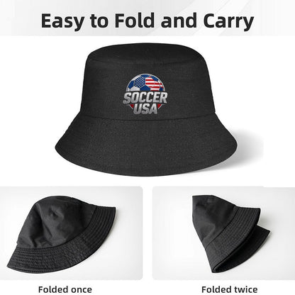 Men Women Custom Bucket Hat, Retro Printed Fisherman Cap, Breathable Sun Hat for Travel & Campin