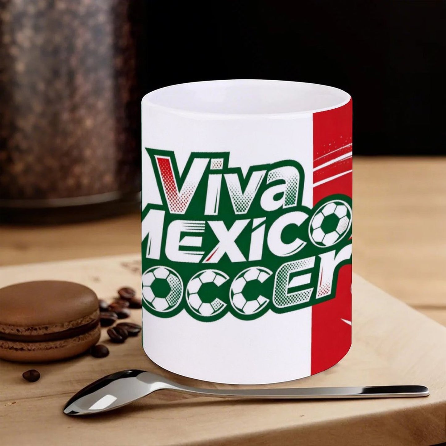 11Oz White Mug World Cup National-Mexico Graphic Coffee Mug, 11oz Ceramic Daily Drink Cup