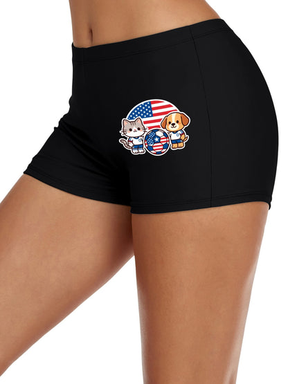 World Cup USA Team Graphic Boxer Briefs, Soft Stretchy Underwear for Daily Use