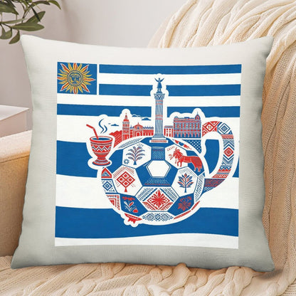 100% Polyester Pillowcase World Cup 2026 Graphic Pillowcase for Home and Car Use