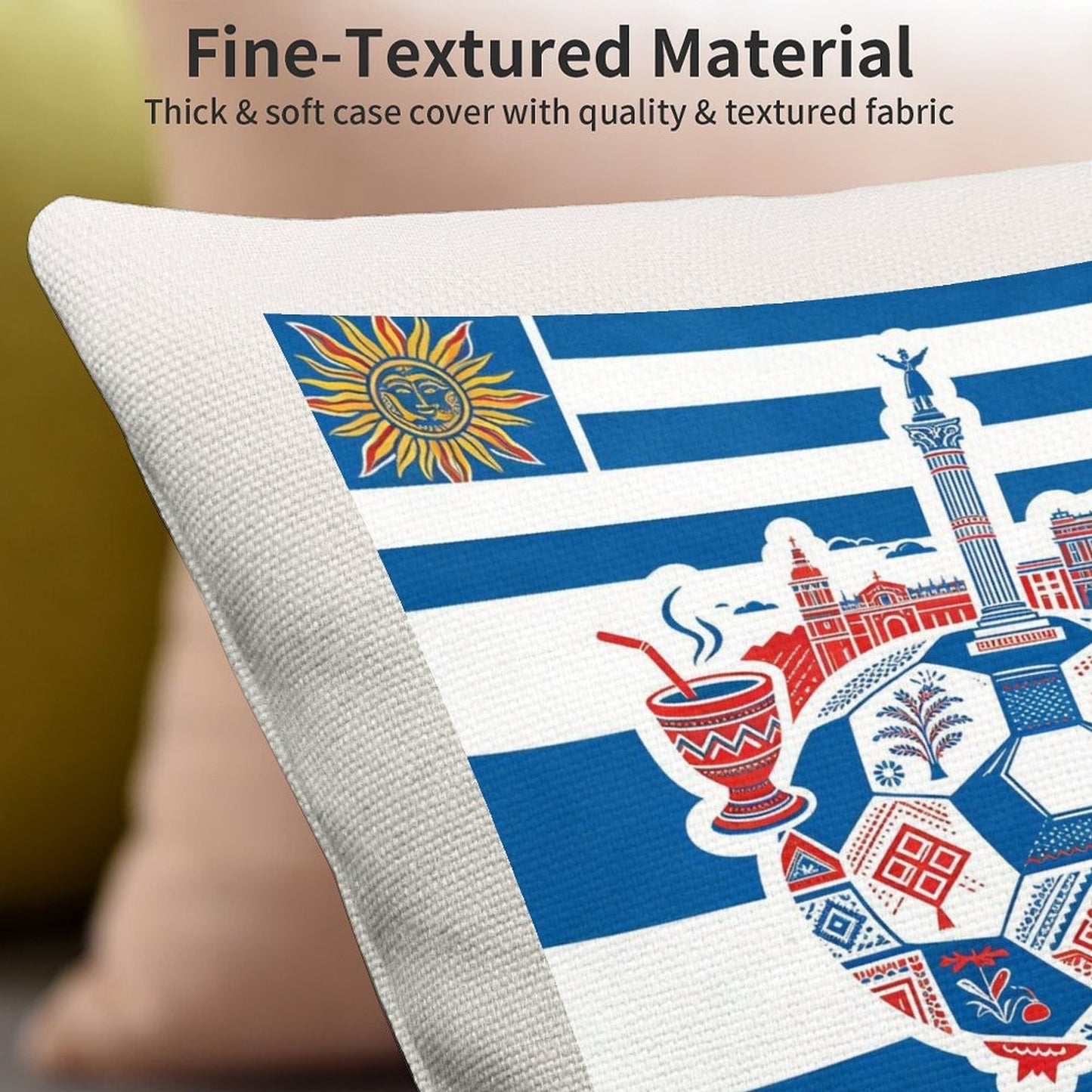 100% Polyester Pillowcase World Cup 2026 Graphic Pillowcase for Home and Car Use
