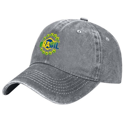Custom Photo & Text Washed Denim Western Cowboy Hat Unique Personalized Design Hat for Gift & Collection