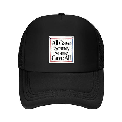 Custom Logo Breathable Mesh Baseball Cap Adjustable Snapback Hat for Men Daily Use