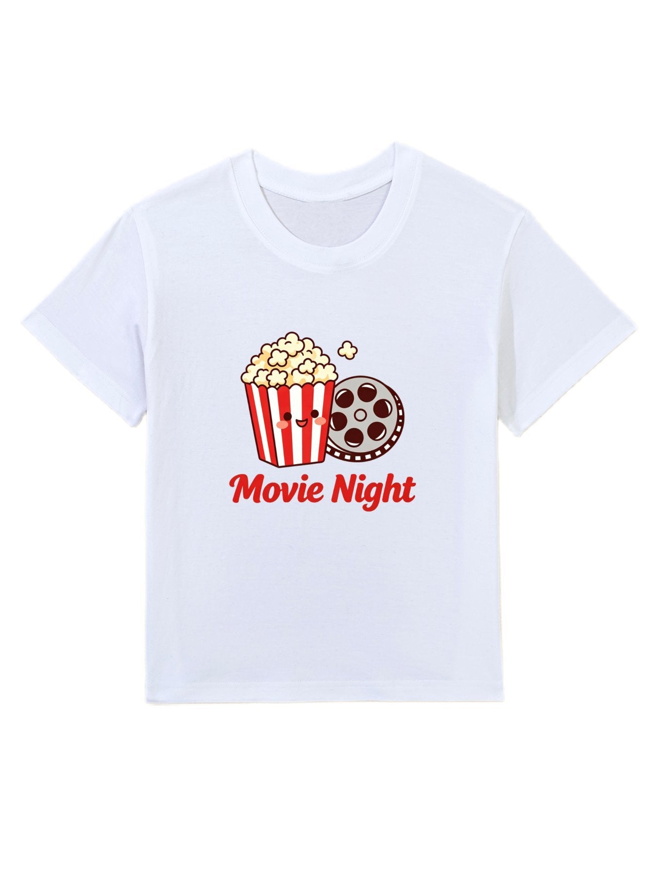 Kids Cute Graphic Cotton T-Shirt, Boys Girls Casual Short Sleeve Tee