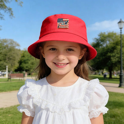 Children Fisherman Hat Unisex Casual Soft Hat for Little Kids Outdoor Activity Custom Graphic