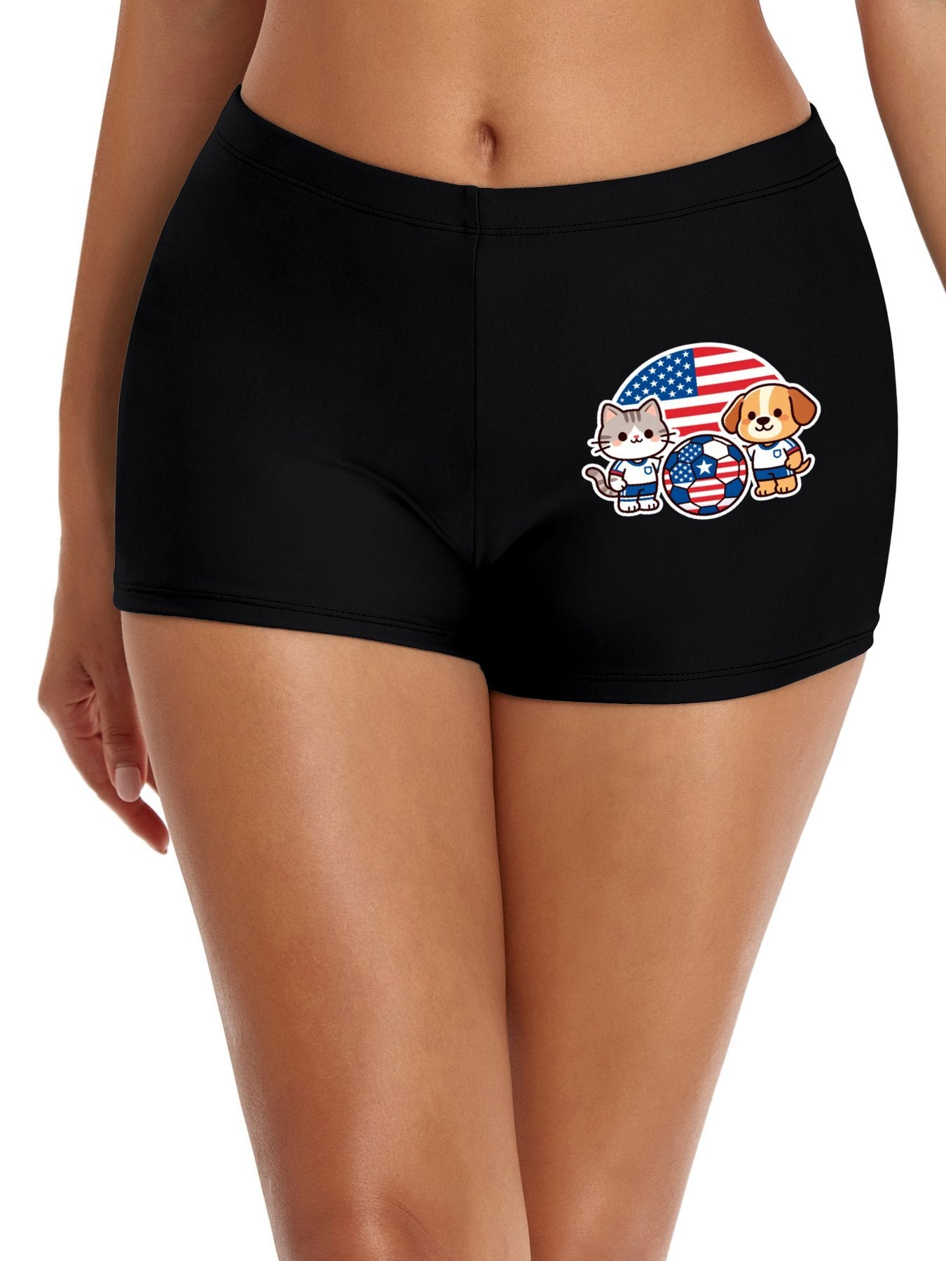 World Cup USA Team Graphic Boxer Briefs, Soft Stretchy Underwear for Daily Use