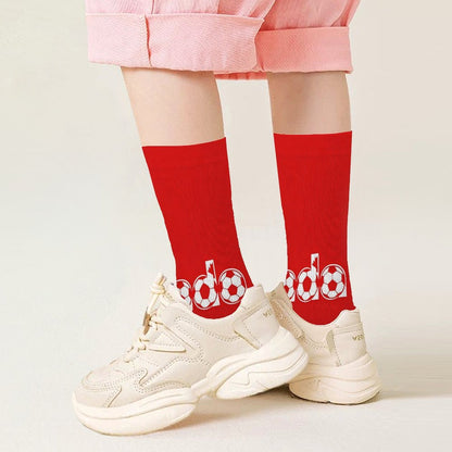 Boys & Girls Full Graphic Printed Socks ,World Cup 2026 Canada Graphic, Stretchy Casual Socks for Children