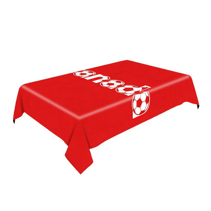 55"×70" Rectangular Straight Edge Tablecloth, Customiz Print Washable Cover for Home & Party